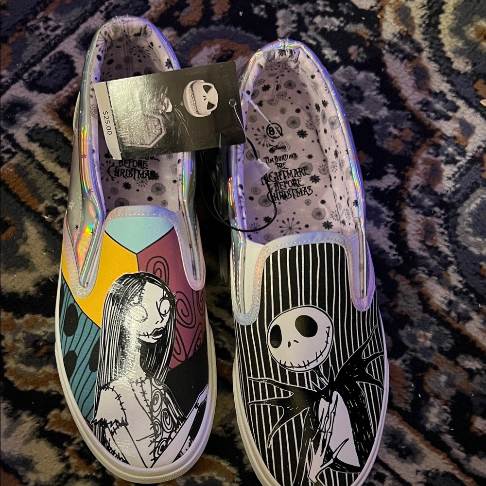 Disney Nightmare Before Christmas Women's Shoes - Multicolor